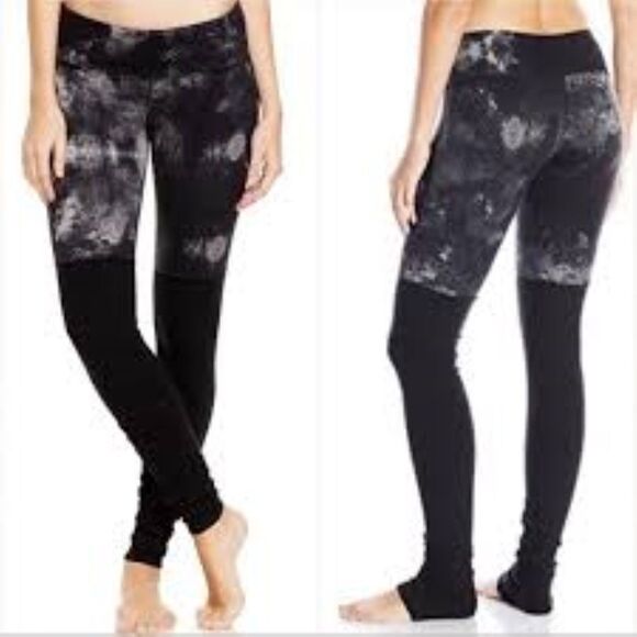 Alo Yoga Goddess Ribbed Yoga Leggings Black Medium Extra Long - Picture 1 of 12